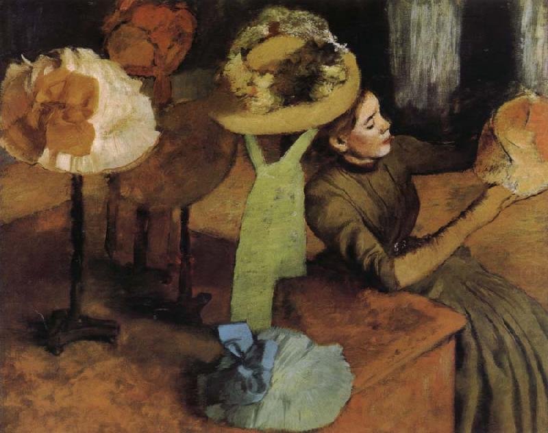 The Store of  Millinery, Edgar Degas